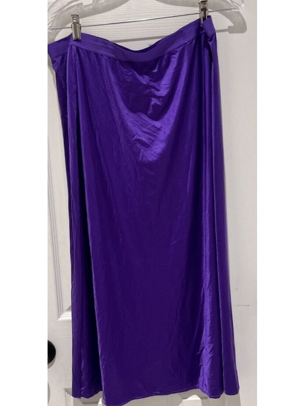Lane Bryant High Waist Extreme Slit Skirt Purple Discontinued 14/16